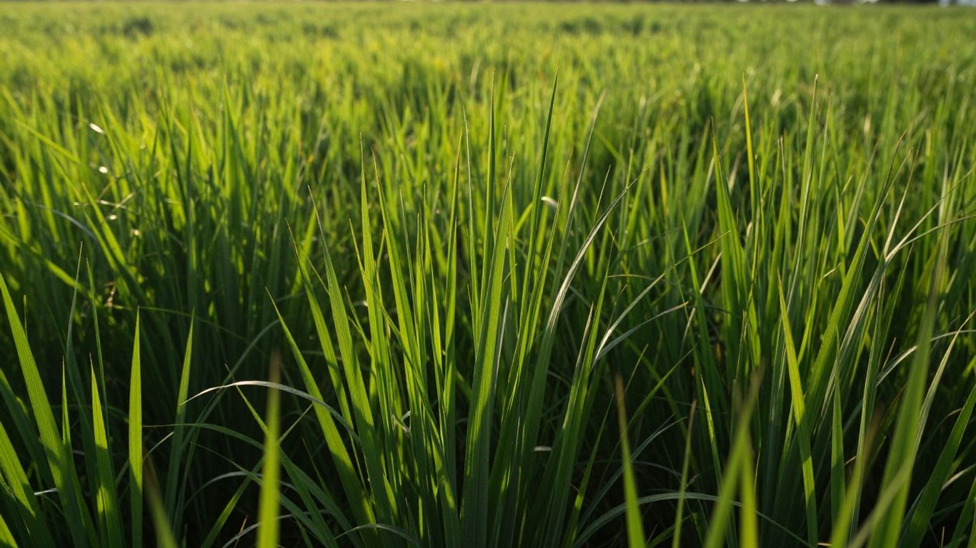 Campo de capim Mombaça verde e exuberante